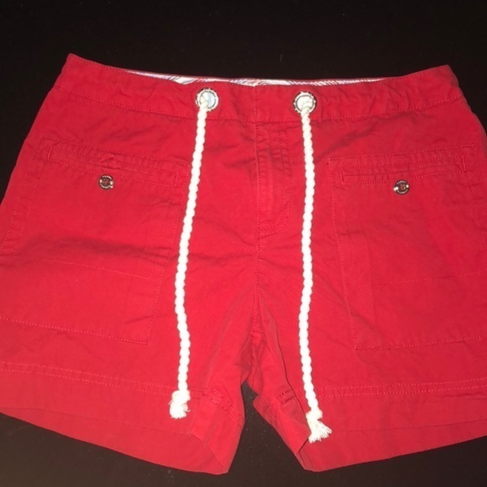 Tommy Hilfiger Shorts Red Women’s Size‎ 8